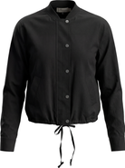 The Norway Club Cotton Snap Button Drawstring Hem Bomber Jacket