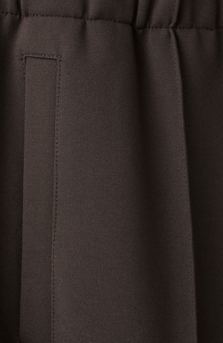 MANGO Pintuck Pleat Track Pants, Alternate, color, Brown