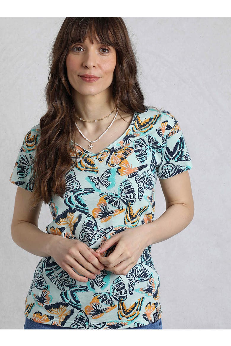 Merica Printed Jersey T-Shirt, Main, color, Seafoam