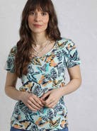 Weird Fish Merica Printed Jersey T-Shirt