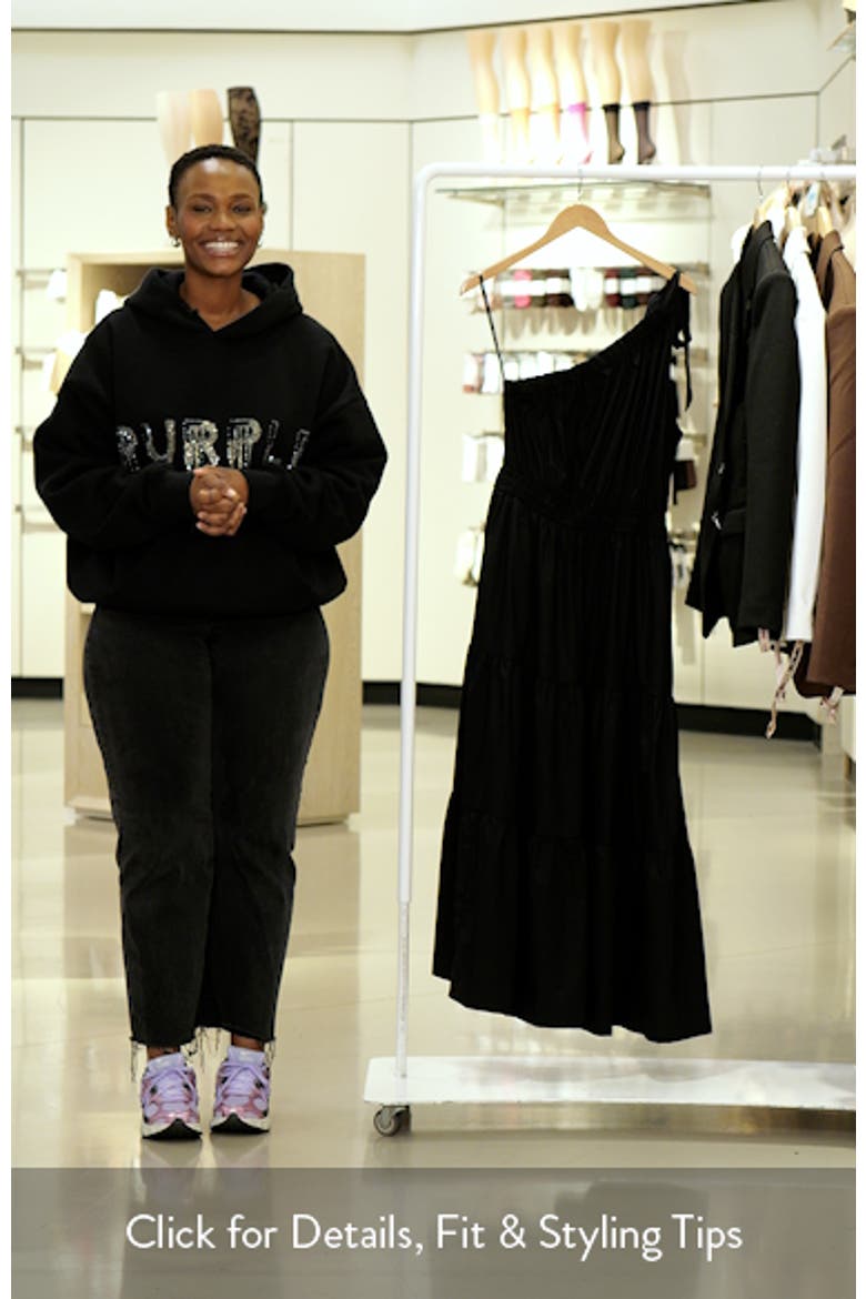 Haylee One-Shoulder Maxi Dress video