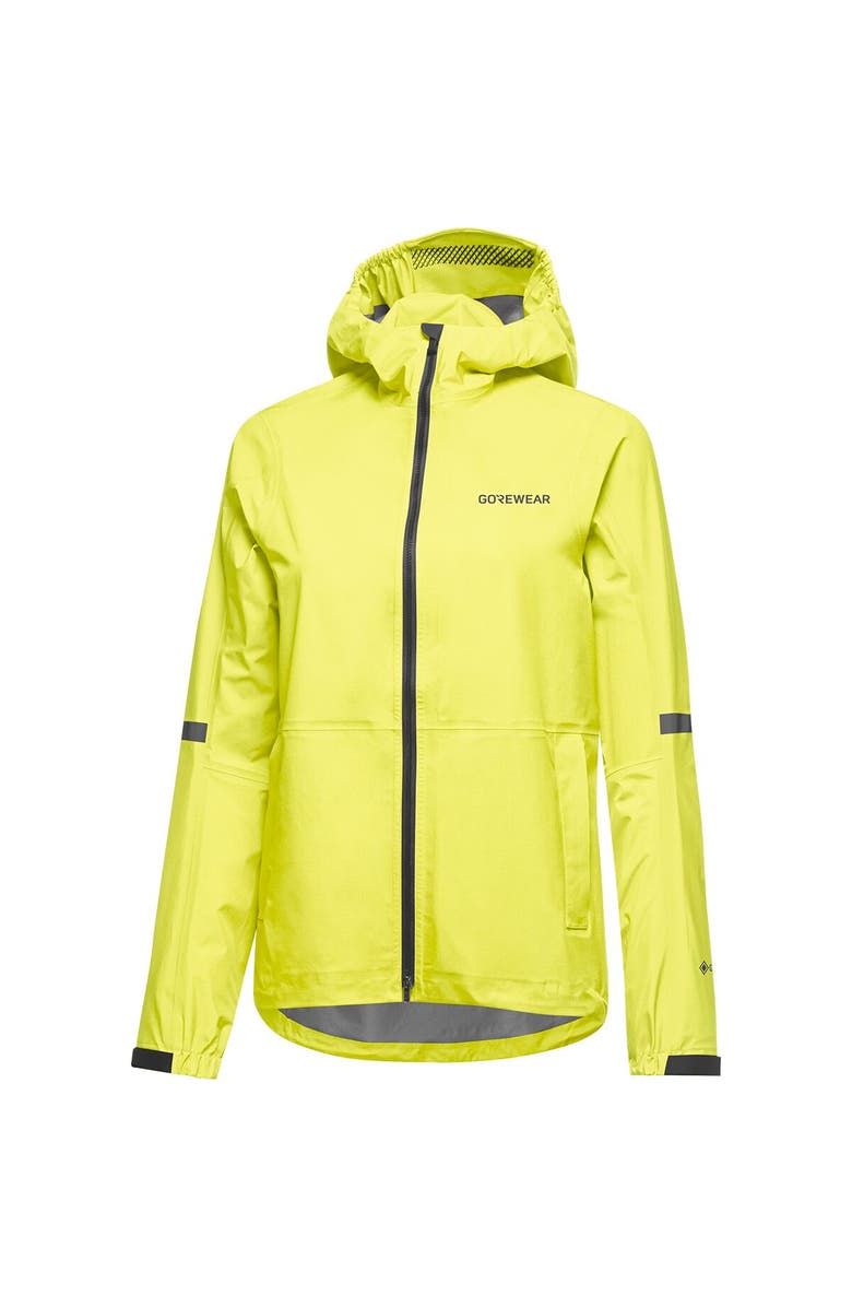 GOREWEAR Lupra 2.0 Gore-Tex Hooded Jacket - Women's, Alternate, color, Lime Yellow