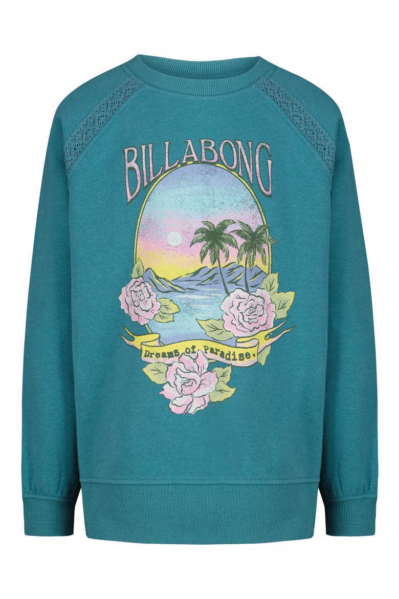 Kids' Dreamy Memories Graphic Sweatshirt, Main, color, BRITTANY BLUE