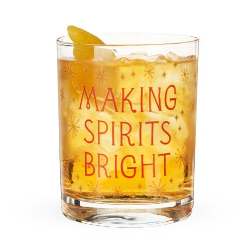 Blush Making Spirits Bright Rock Glass By In Transparent