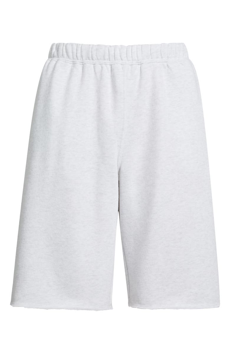BP. Long Fleece Sweat Shorts, Alternate, color, Grey Fog Heather
