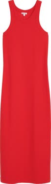 Alex Mill Everyday Rib Stretch Cotton Midi Tank Dress