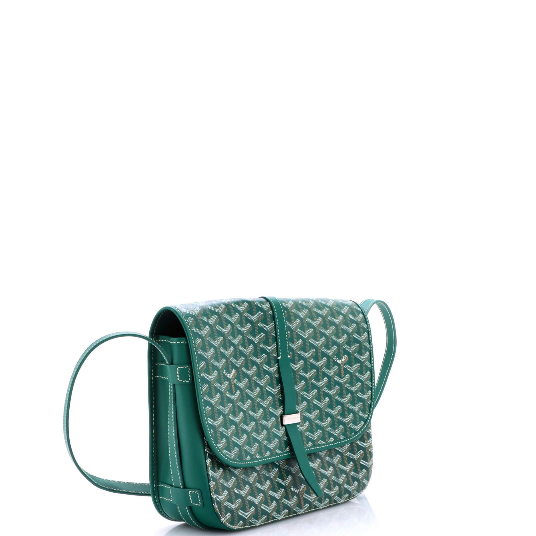 Belvedere II Messenger Bag Coated Canvas MM, Alternate, color, Green