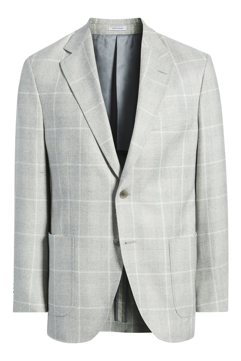 Hyperlight Silk & Linen Blend Sport Coat, Main, color, LIGHT GREY