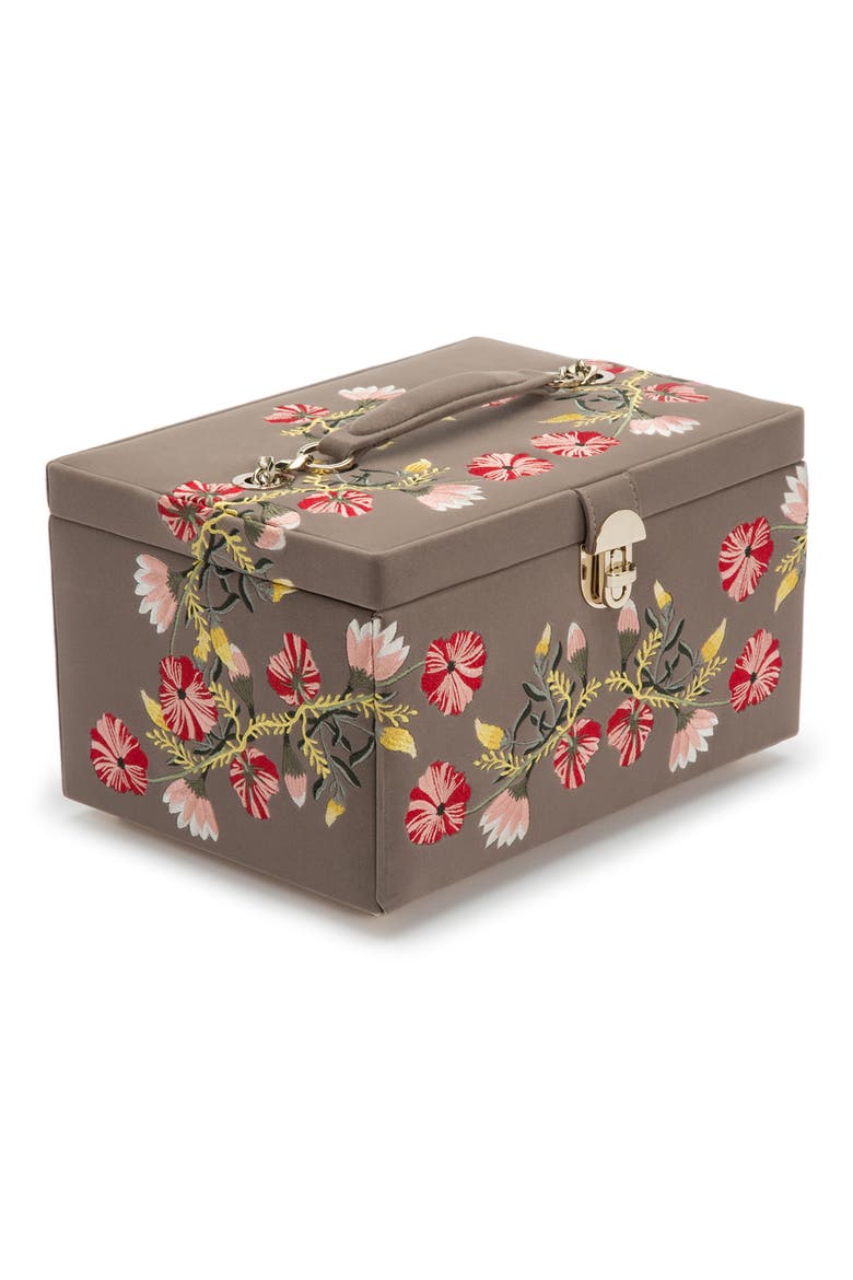 Zoe Medium Jewelry Box, Alternate, color, MINK