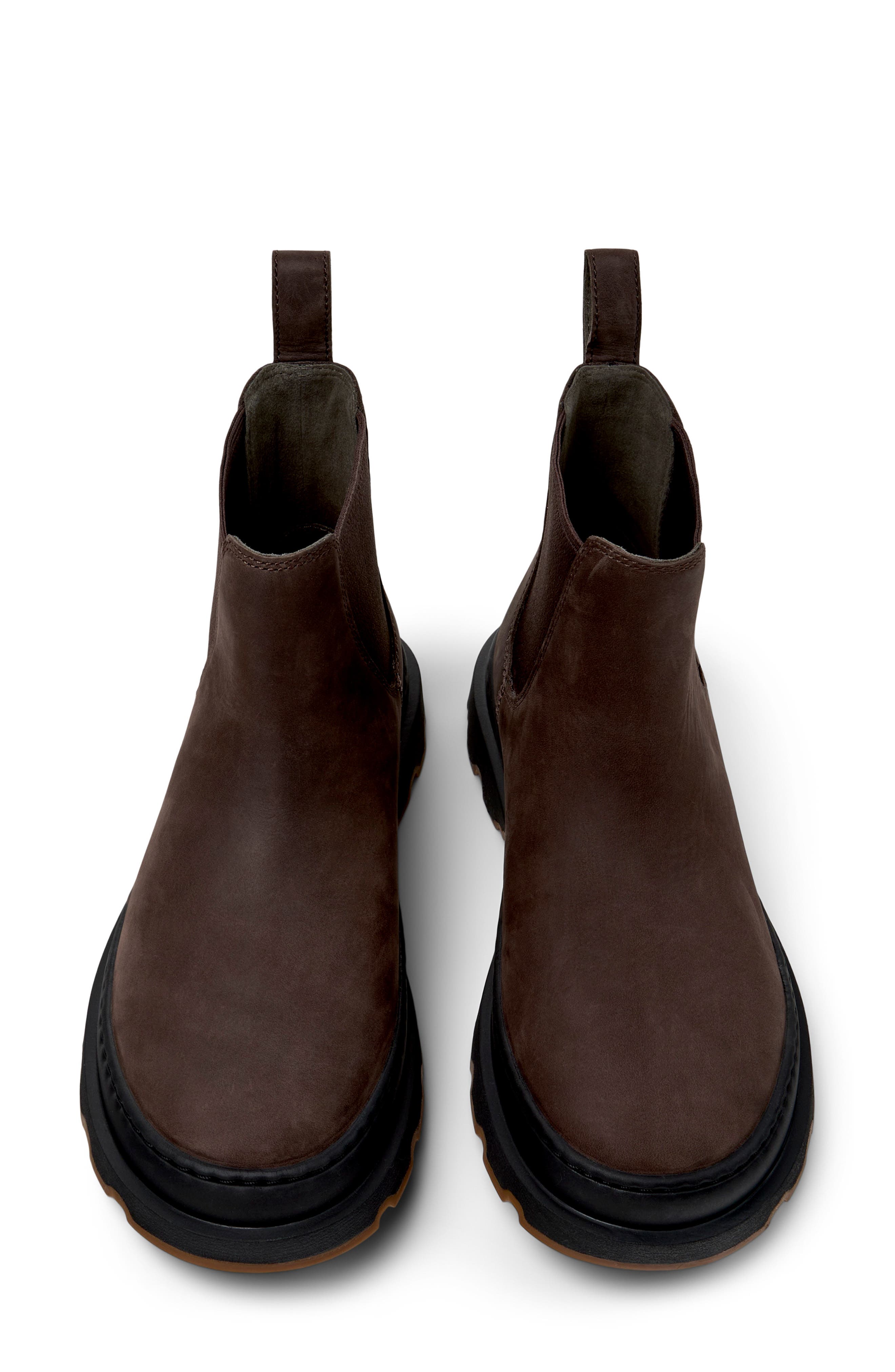Camper Crazyhorse Chelsea Boot, Alternate, color, Dark Brown