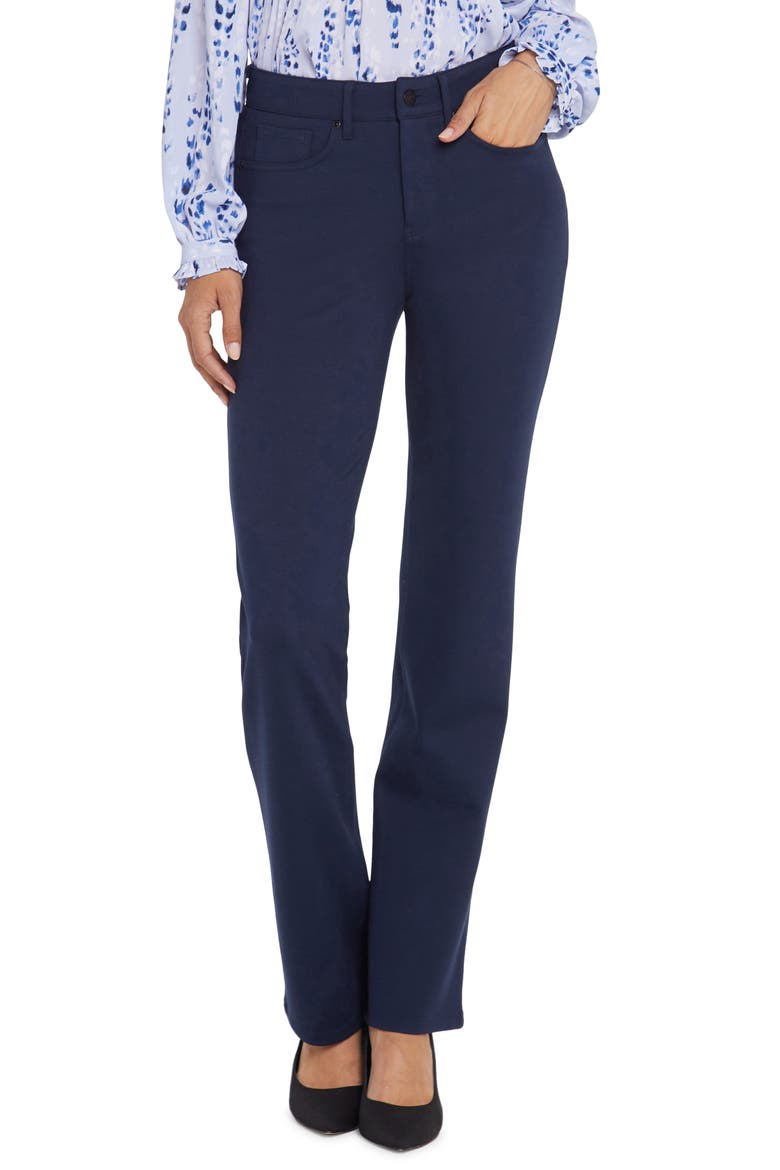 Sculpt-Her™ Marilyn Straight Leg Pants, Main, color, OXFORD NAVY