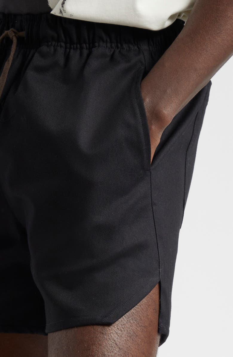 JKEEFER Rollins Cotton Twill Running Shorts, Alternate, color,