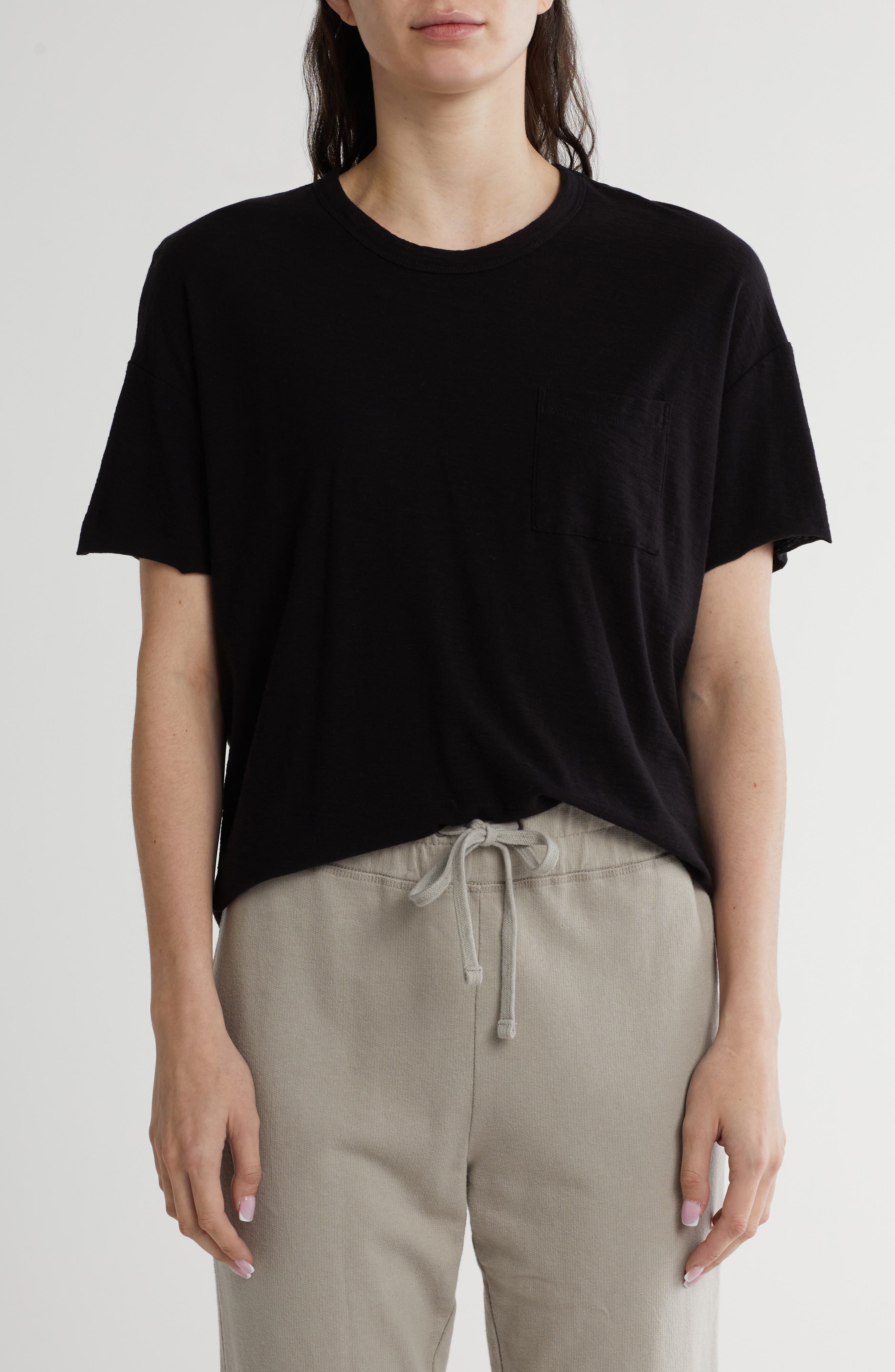 James Perse Crewneck Pocket T-Shirt
