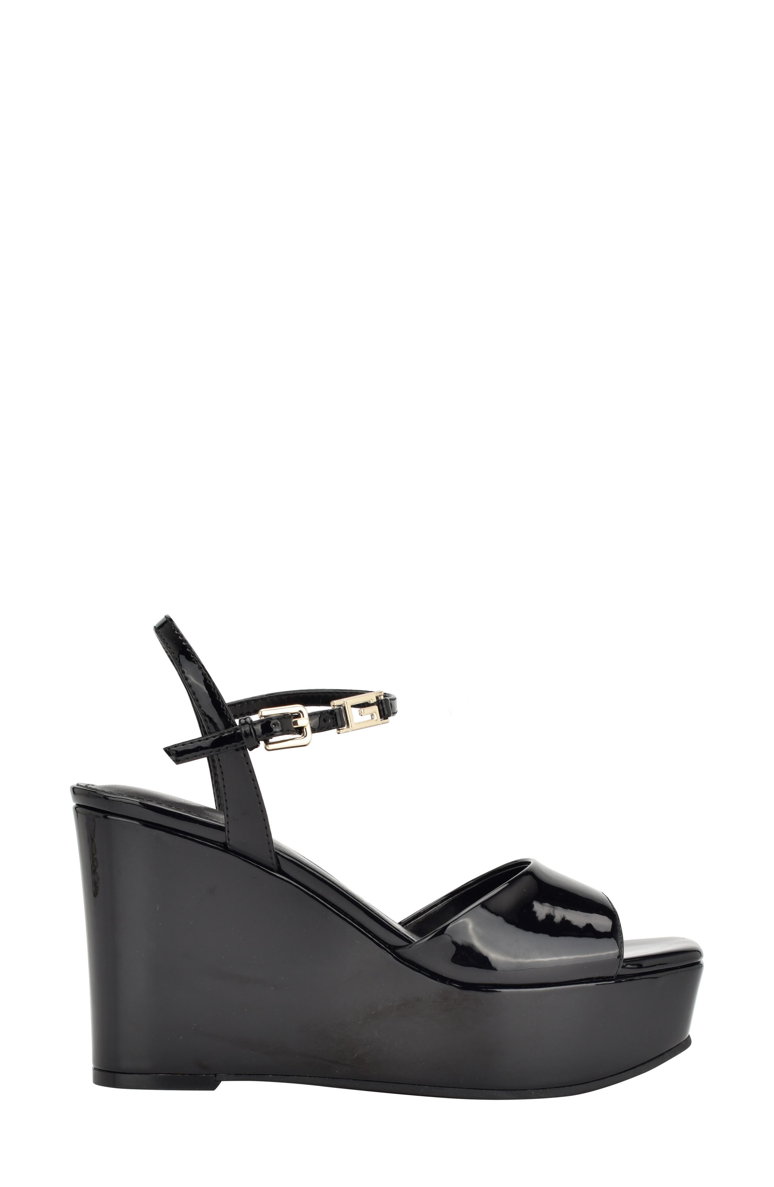 GUESS Zione Platform Wedge Sandal, Alternate, color, 