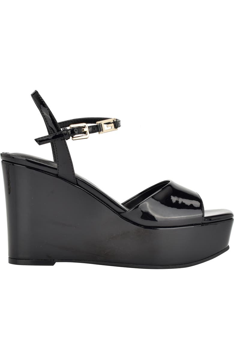 GUESS Zione Platform Wedge Sandal, Alternate, color,