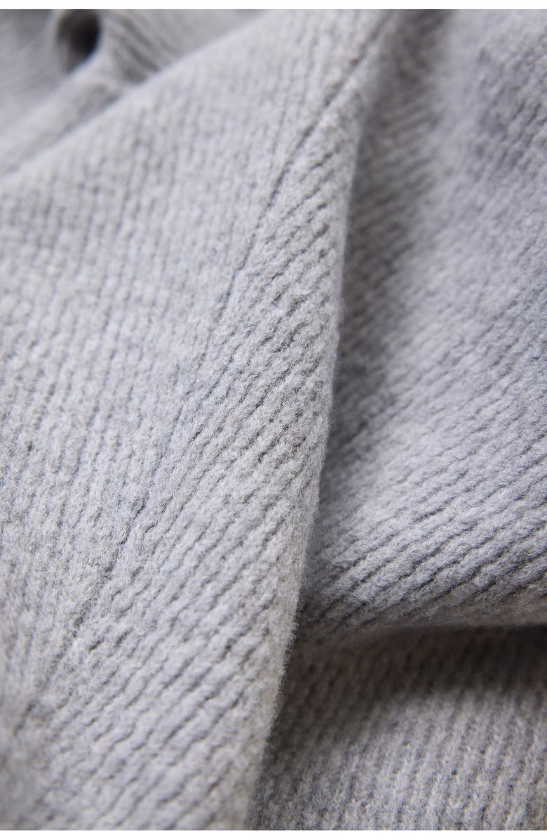 Ingrid & Isabel<sup>®</sup> Maternity Turtleneck Long Sleeve Sweater Dress, Alternate, color, Gray