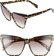 rag & bone 59mm Gradient Cat Eye Sunglasses
