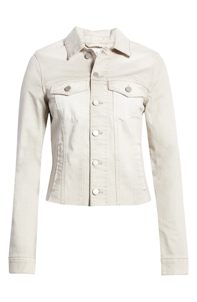 Wash Lab Denim Raw Hem Denim Jacket, Alternate, color, 