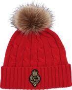 Lauren Ralph Lauren Cable Crest Patch Hat
