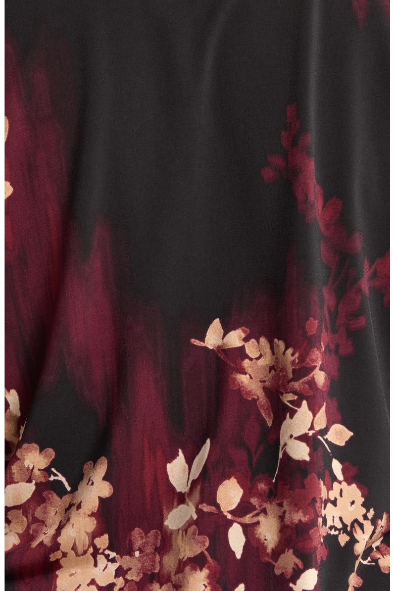 Bow Mixed Media Top, Alternate, color, ANNE BLACK MULTI