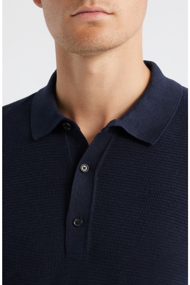 Iannotti Cotton Blend Polo, Alternate, color, DARK BLUE