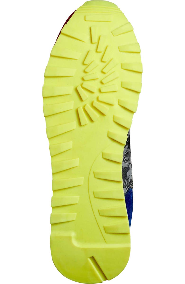 KARL LAGERFELD PARIS Suede & Camo Speckled Sole Running Sneaker, Alternate, color,