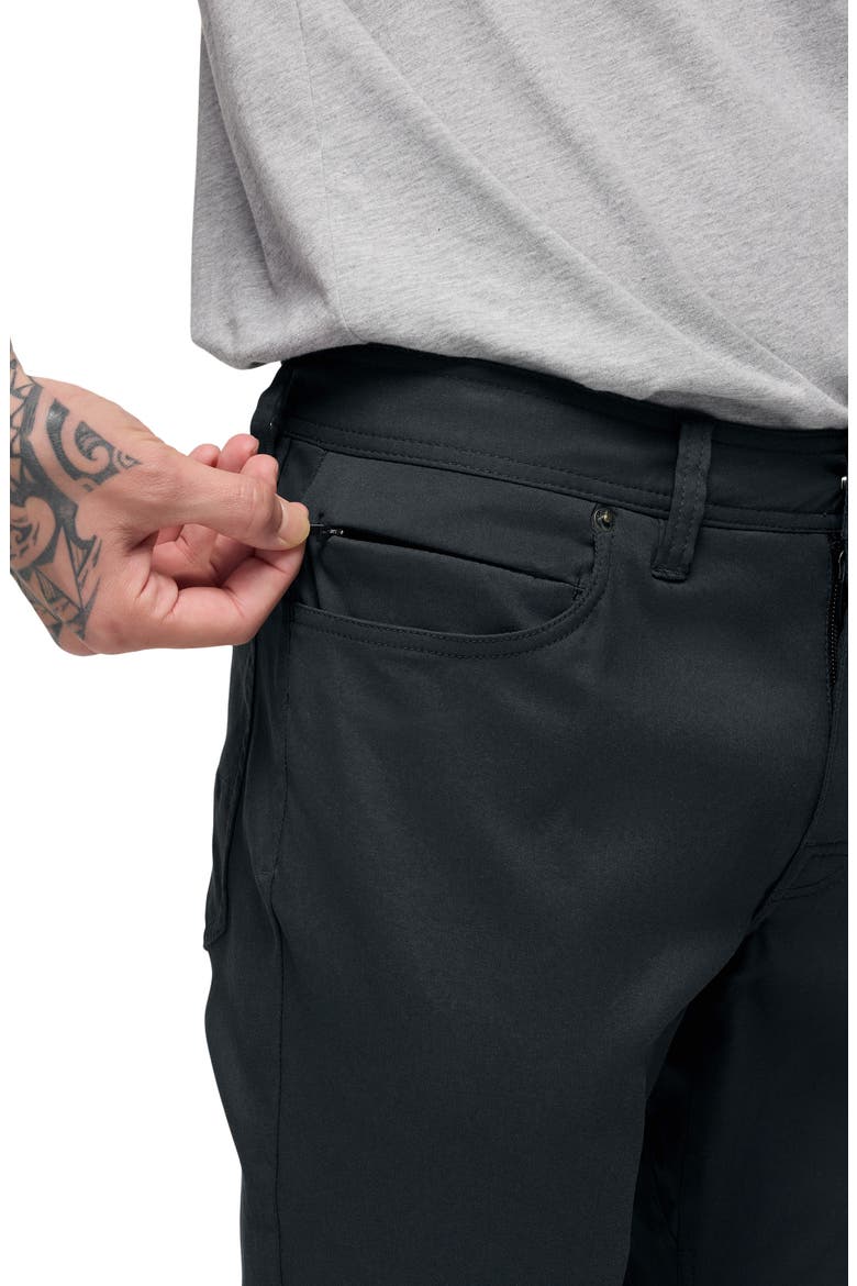 Stretch Zion™ 5-Pocket Pants, Alternate, color, BLACK