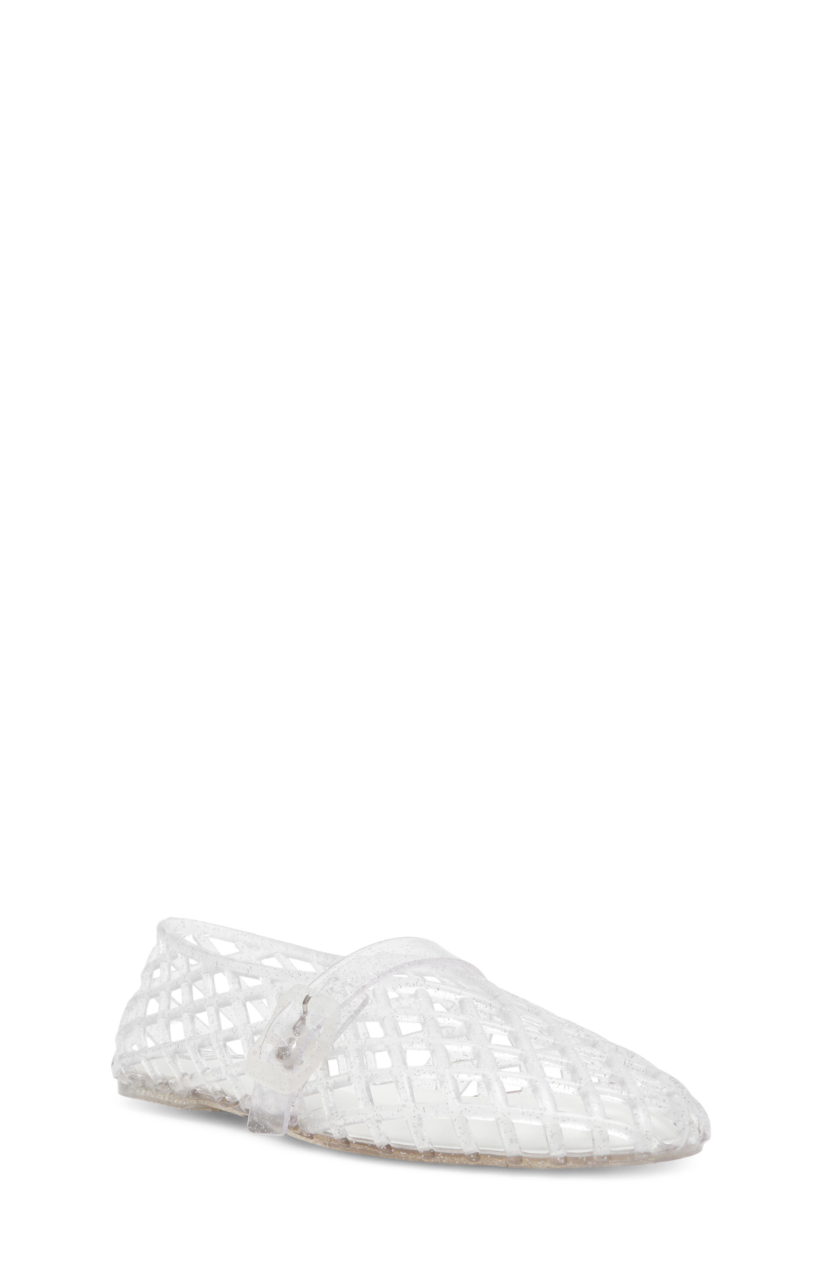 DV by Dolce Vita Kids' Holley Jelly Mary Jane Flat, Main, color, Clear