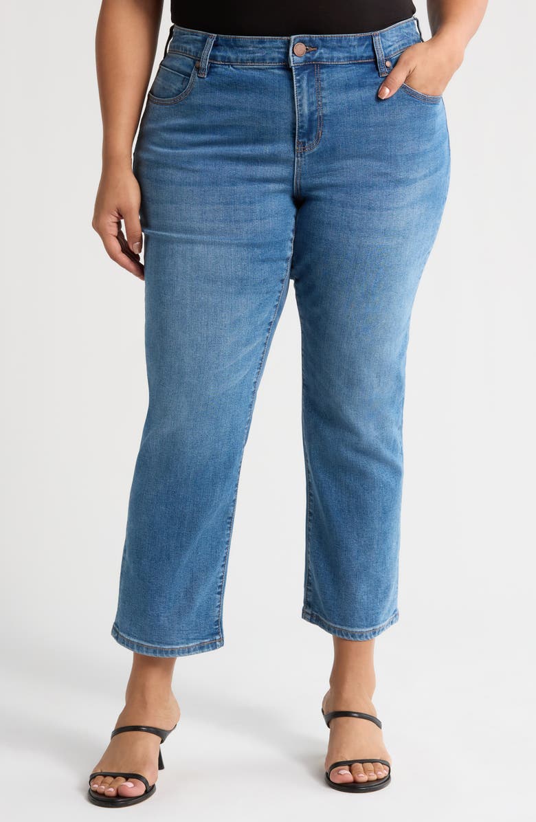 Liverpool Los Angeles Kennedy Crop Straight Leg Jeans, Main, color, 