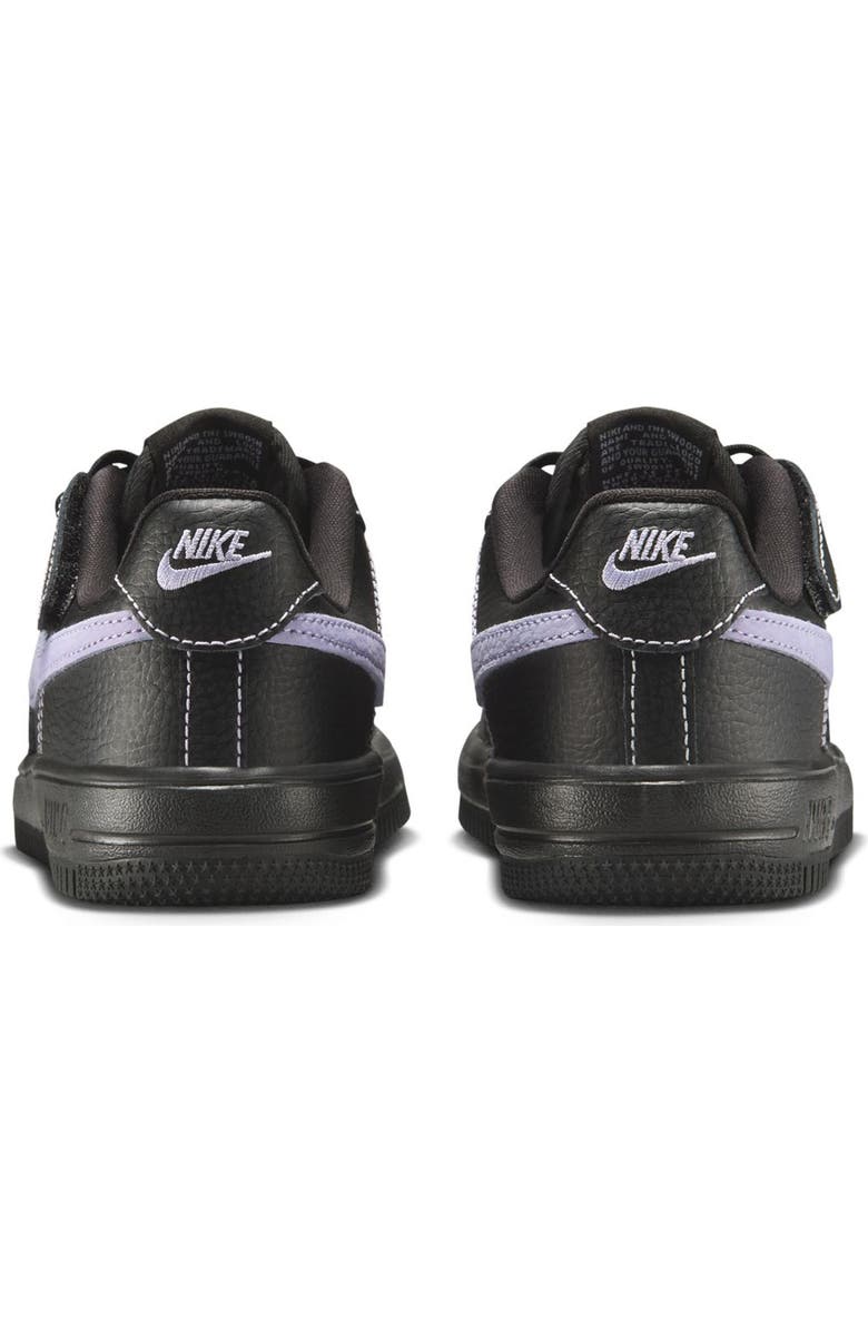 Nike Force 1 Low EasyOn LV8 Basketball Sneaker, Alternate, color, Black/ Hydrangeas