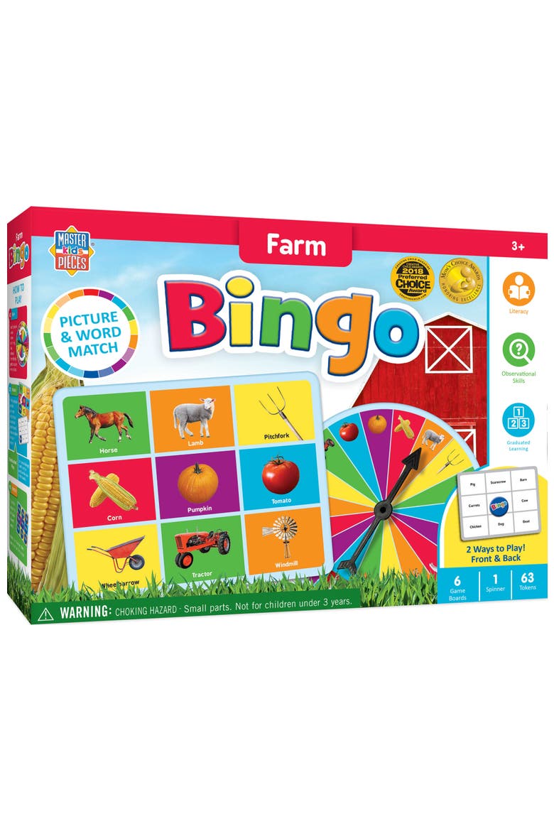 Farm Bingo Game, Main, color, Multicolor