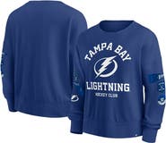 FANATICS Women's Fanatics Blue Tampa Bay Lightning Go Team Pullover Sweatshirt