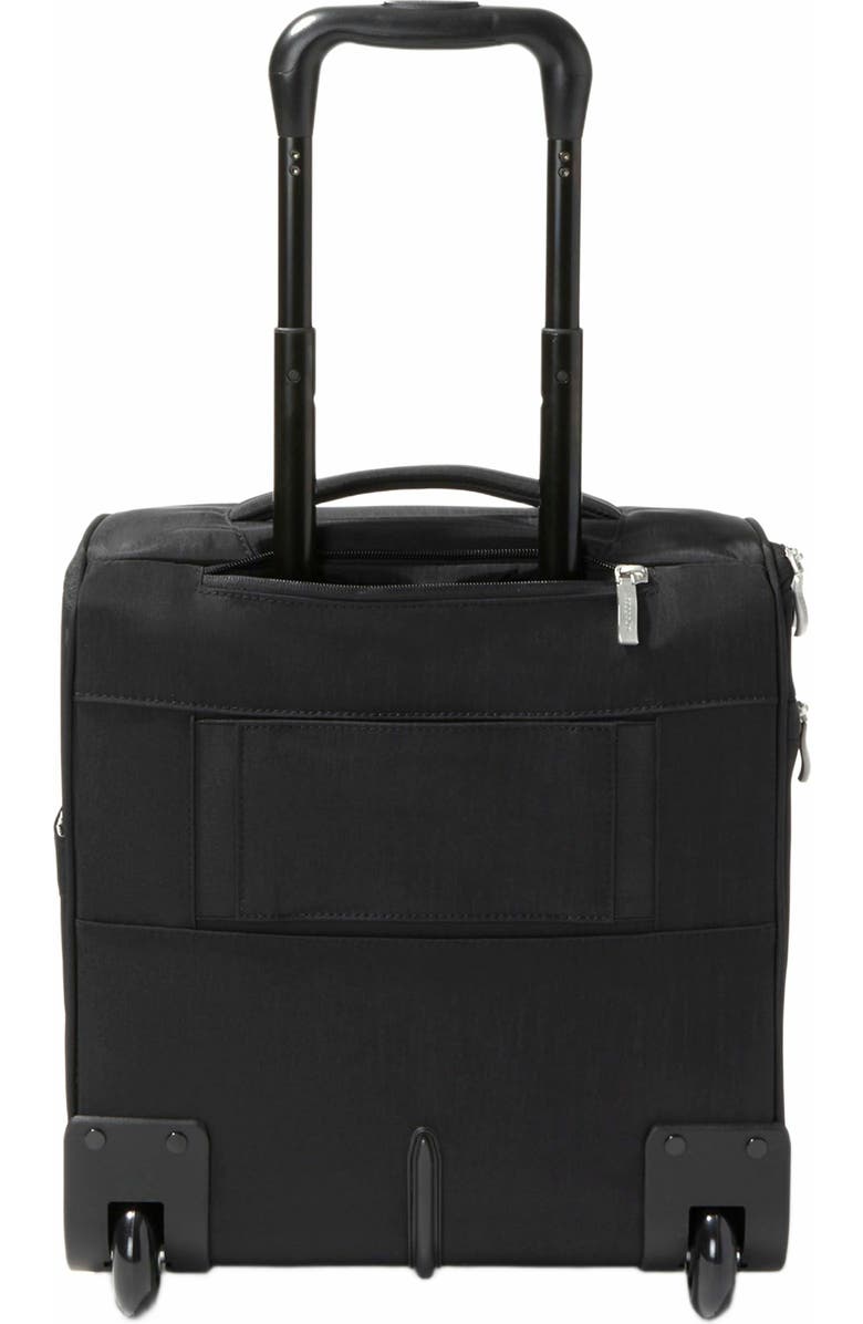 BAGGALLINI Expandable Underseat Carry-On Suitcase, Alternate, color, Black