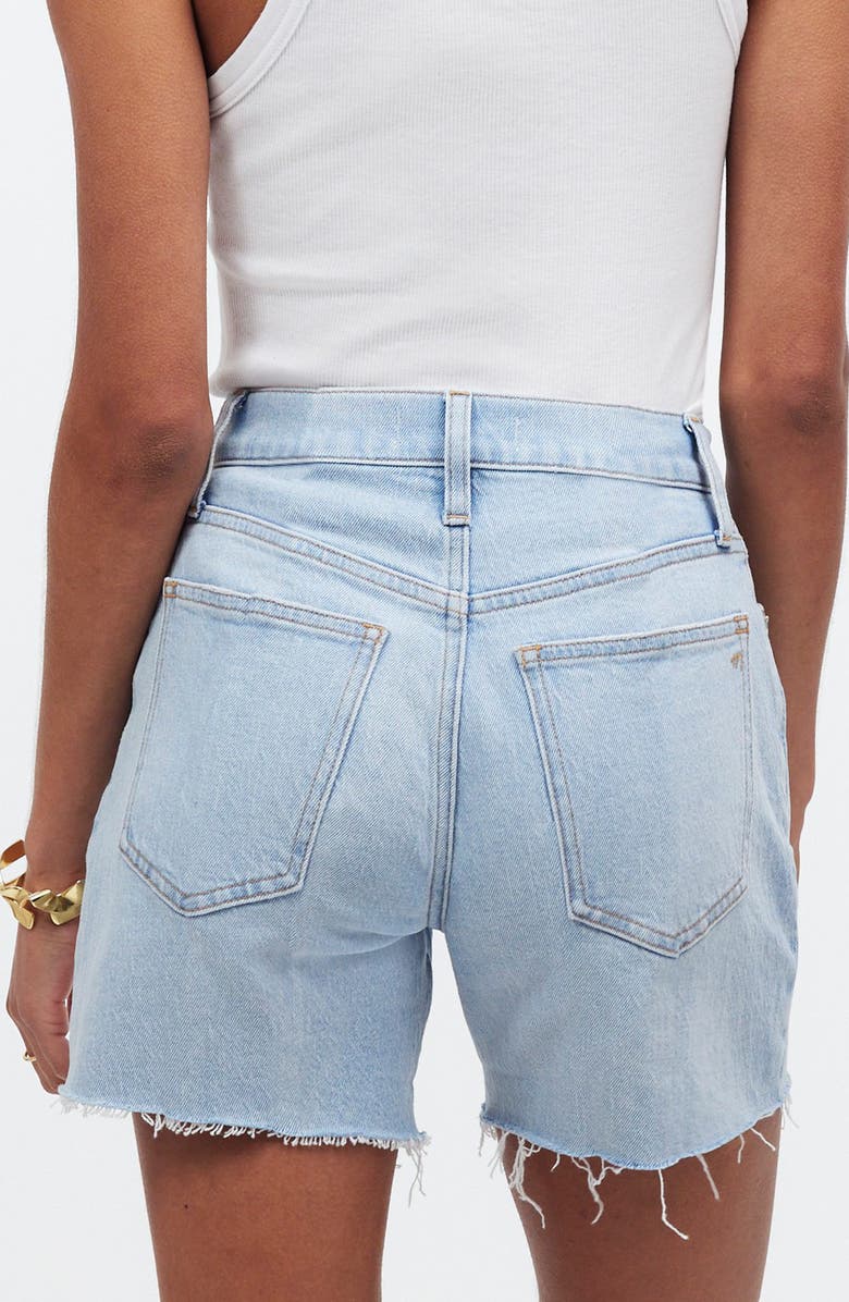 Madewell The Perfect Summer Jean Shorts: Raw-Hem Edition, Alternate, color, 