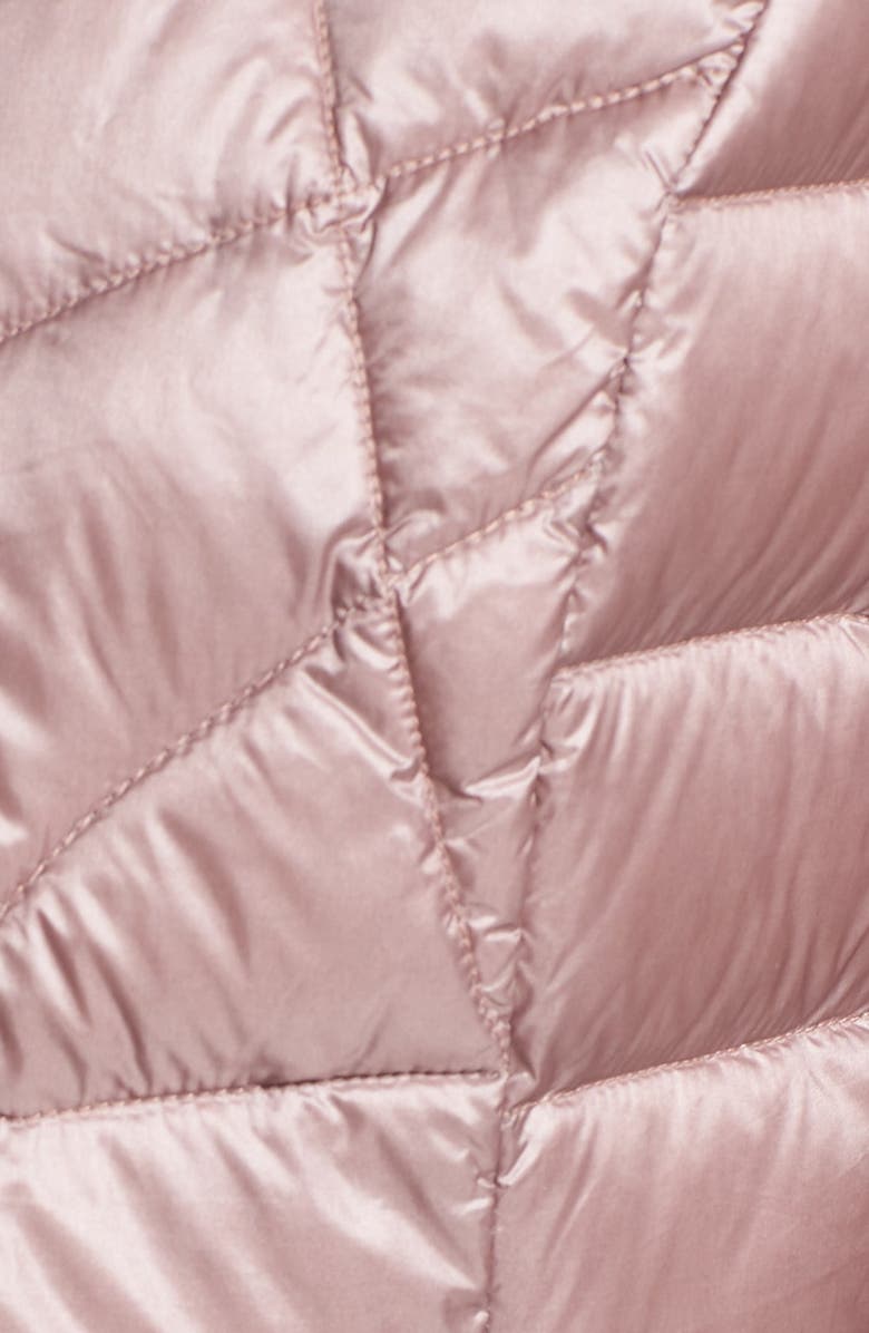 Bernardo Packable Down & PrimaLoft<sup>®</sup> Fill Hooded Jacket, Alternate, color, Rosa/ Light Grey