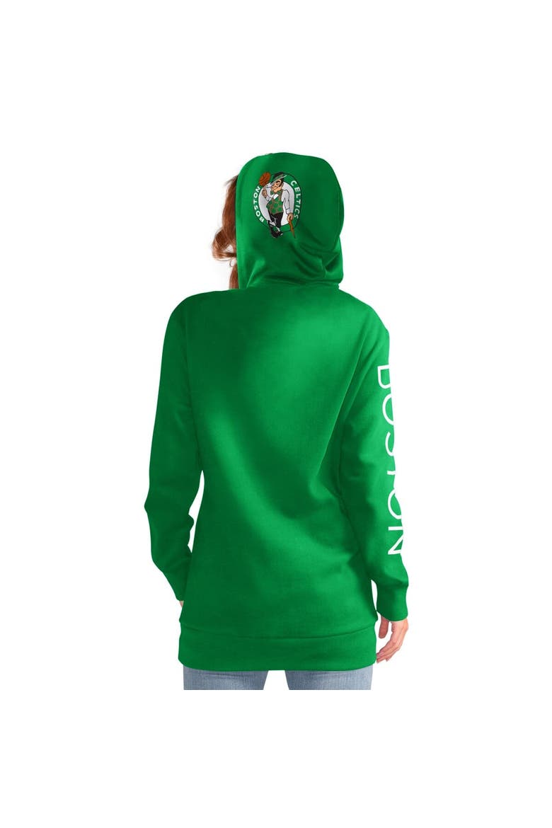 Women's G-III 4Her by Carl Banks Kelly Green Boston Celtics Base Coach Pullover Hoodie, Alternate, color, Kelly Green