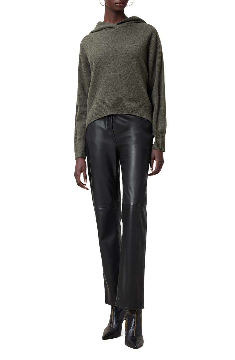 AllSaints Irina Cashmere & Wool Hoodie, Alternate, color, 