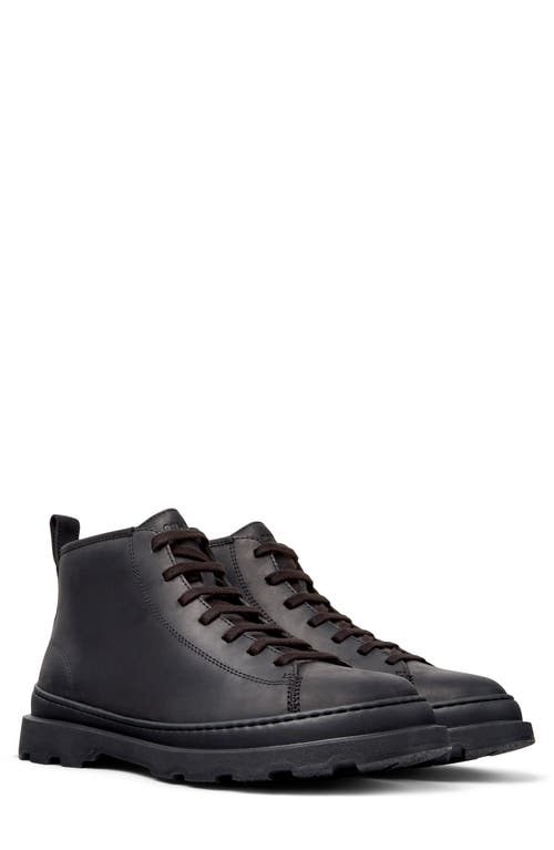 Camper Brutus Lace-up Boots In Black