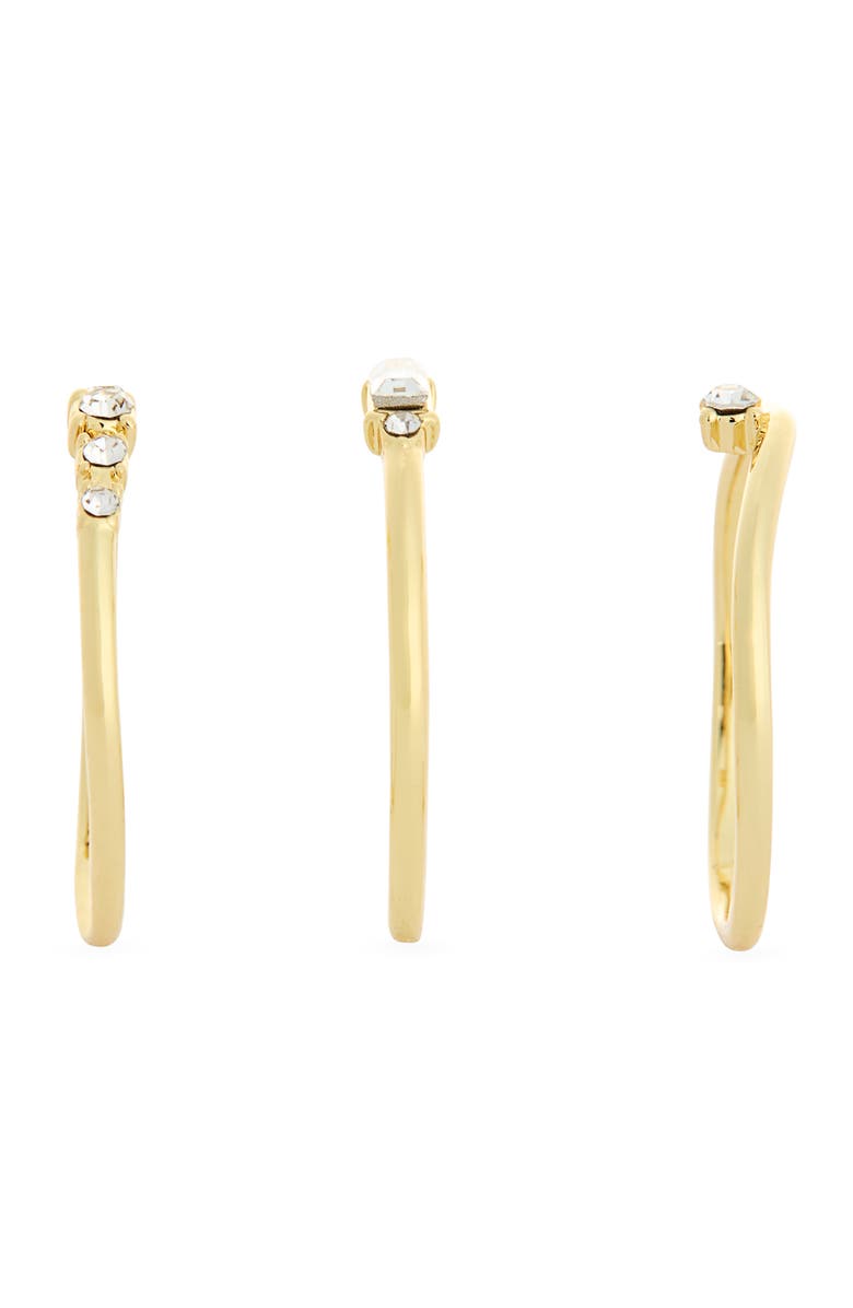 Covet 3-Piece Stackable Ring Set, Alternate, color, Gold