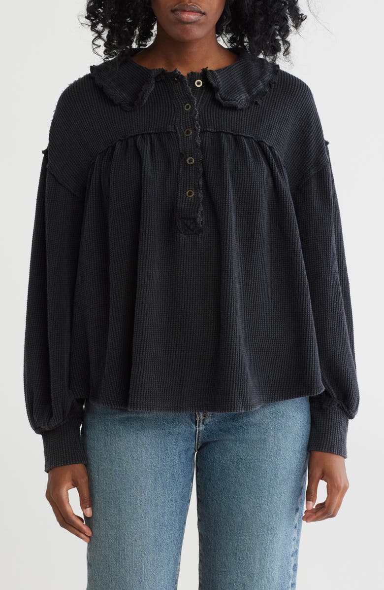 Free People Queen of Hearts Thermal Henley Top, Main, color,