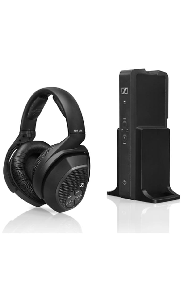 Sennheiser RS 175 RF Wireless Headphone System for TV Listening, Alternate, color, Black