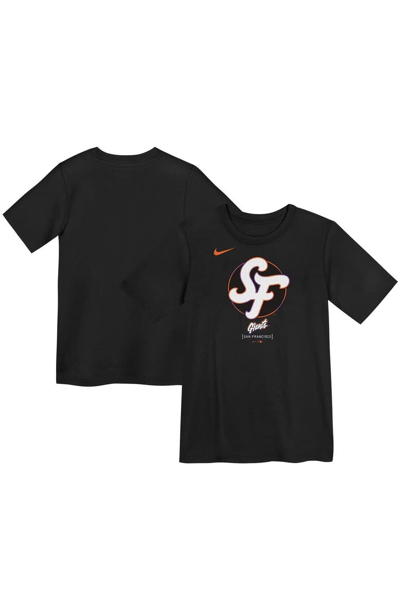 Nike Preschool Nike Black San Francisco Giants 2025 City Connect Logo T-Shirt, Alternate, color, Black