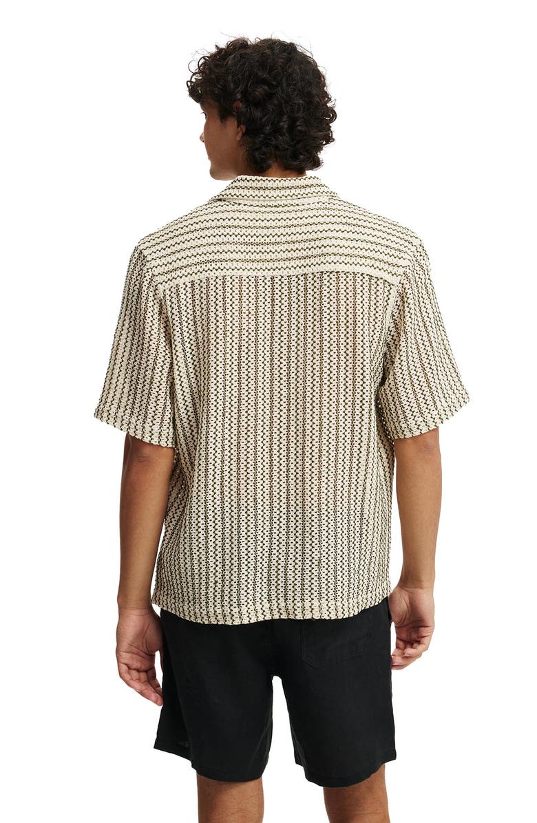 Cotton On Men's Linen Easy Short, Alternate, color, Black