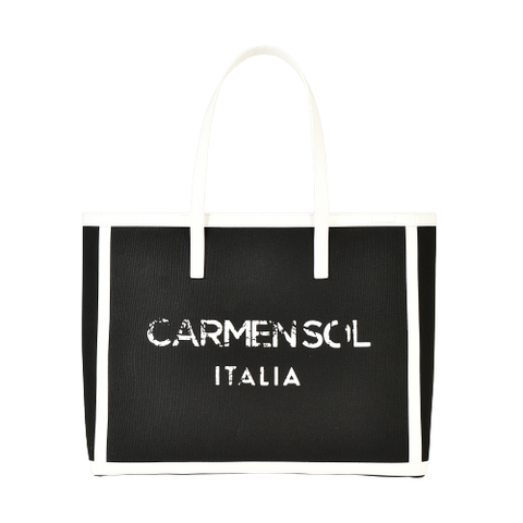 Roma Black Tote Bag