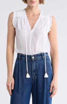 Ramy Brook Perri Split Neck Top