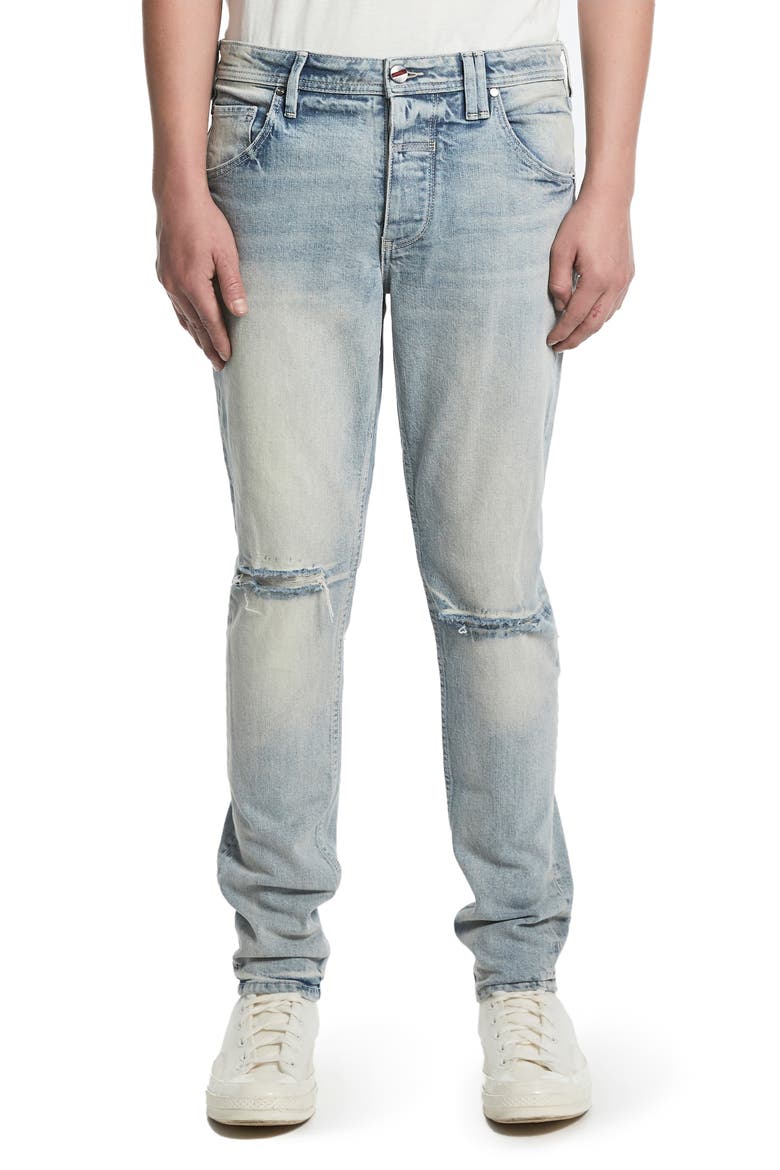 Ripped Slim Fit Jeans, Main, color, AMEDEO DESTRUCTED