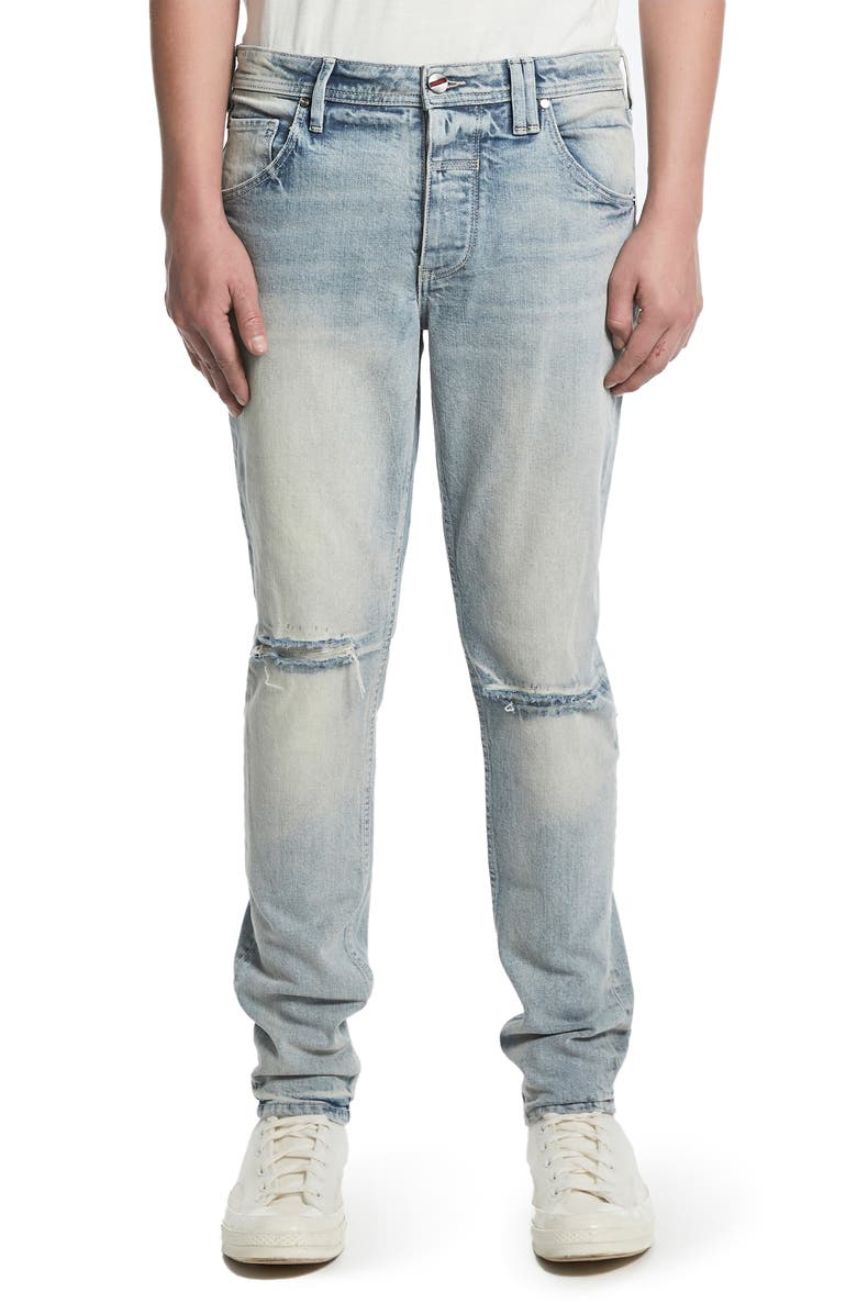 VAYDER Ripped Slim Fit Jeans, Main, color,