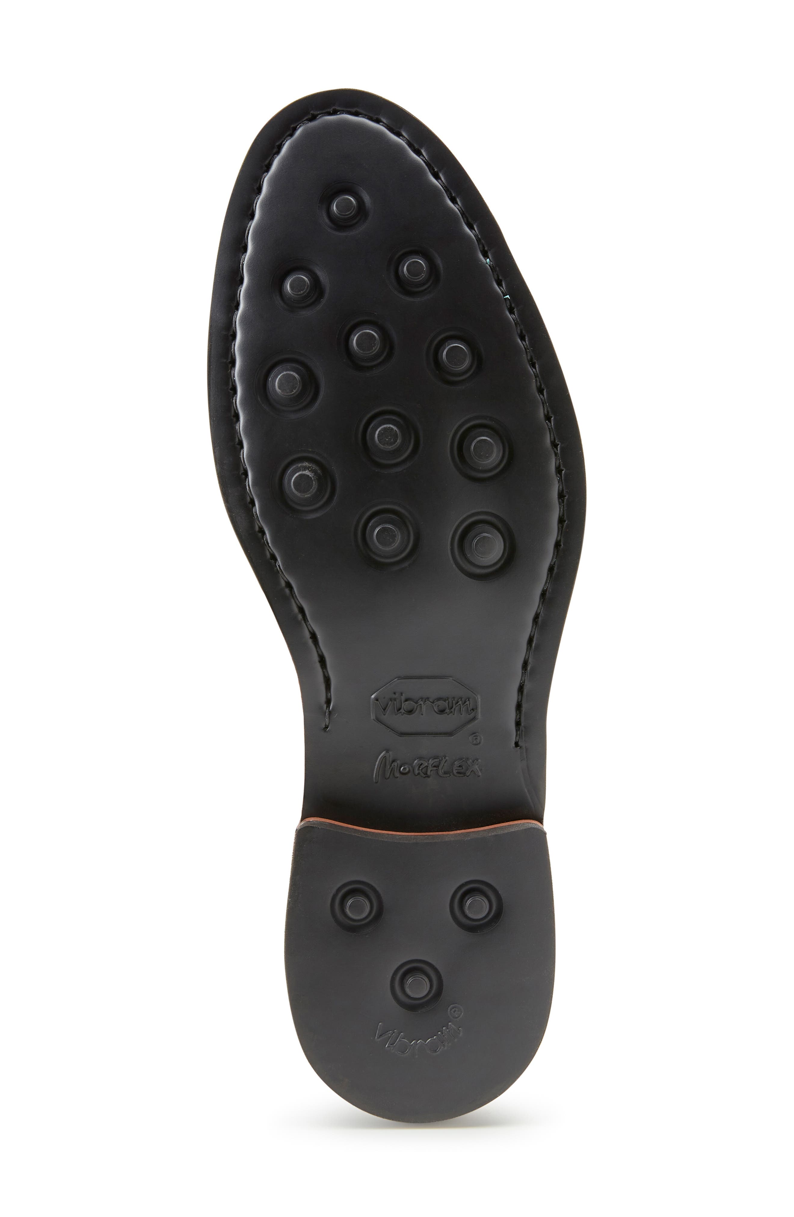 JOHNSTON & MURPHY COLLECTION Johnston & Murphy Ashford Medallion Toe Derby, Alternate, color, Black Italian Calfskin