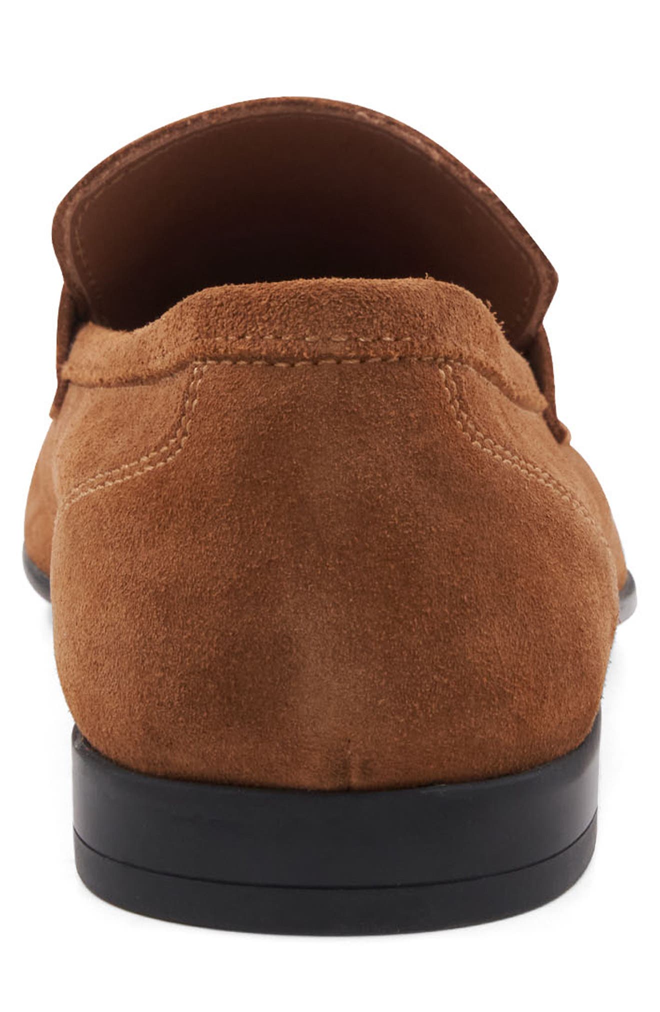 Valerio Penny Loafer, Alternate, color, COGNAC SUEDE