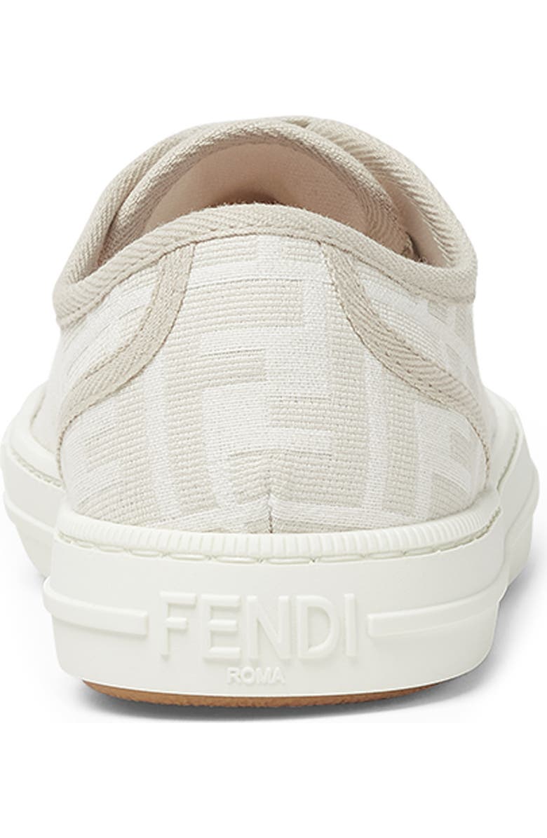 Fendi FF Domino Sneaker, Alternate, color, Ivory